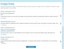 Tablet Screenshot of codigo-gratis.blogspot.com