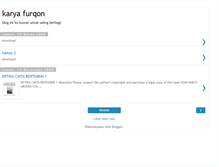 Tablet Screenshot of karyafurqon.blogspot.com
