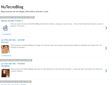 Tablet Screenshot of nutecnoblog.blogspot.com
