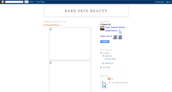 Desktop Screenshot of bareskinbeautynet.blogspot.com