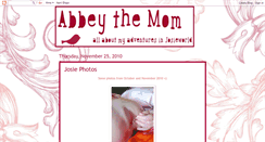 Desktop Screenshot of abbeythemom.blogspot.com