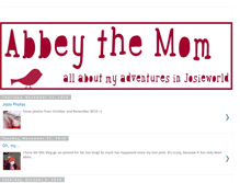 Tablet Screenshot of abbeythemom.blogspot.com