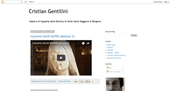 Desktop Screenshot of cristiangentilini.blogspot.com