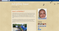 Desktop Screenshot of adoptingisaac.blogspot.com