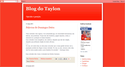 Desktop Screenshot of blogdotaylon.blogspot.com