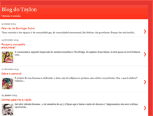 Tablet Screenshot of blogdotaylon.blogspot.com