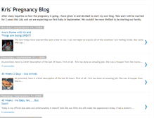 Tablet Screenshot of krispregnancyblog.blogspot.com