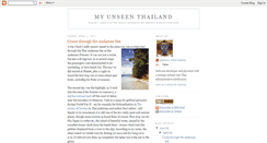 Desktop Screenshot of myunseenthailand.blogspot.com