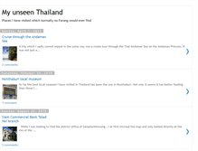 Tablet Screenshot of myunseenthailand.blogspot.com