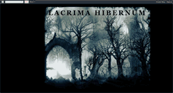 Desktop Screenshot of lacrima-hibernum.blogspot.com