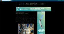 Desktop Screenshot of medusa-the-serpent-goddess.blogspot.com