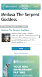 Mobile Screenshot of medusa-the-serpent-goddess.blogspot.com