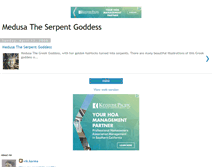 Tablet Screenshot of medusa-the-serpent-goddess.blogspot.com