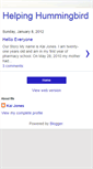 Mobile Screenshot of helphummingbird.blogspot.com