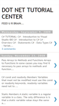 Mobile Screenshot of dotnetutorialcenter.blogspot.com