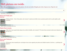 Tablet Screenshot of fezpinturaemtecido.blogspot.com