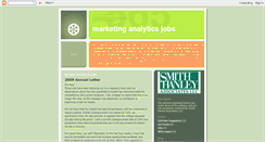 Desktop Screenshot of marketinganalyticsjobs.blogspot.com