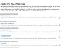 Tablet Screenshot of marketinganalyticsjobs.blogspot.com