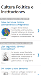 Mobile Screenshot of culturapoliticaeinstituciones.blogspot.com