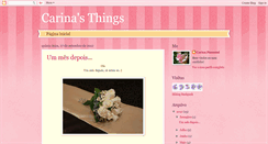 Desktop Screenshot of carinasthings.blogspot.com