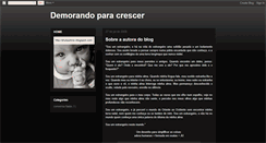 Desktop Screenshot of demorandoparacrescer.blogspot.com