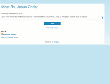 Tablet Screenshot of jesusschrist.blogspot.com