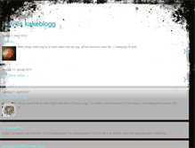 Tablet Screenshot of ingvillskaker.blogspot.com