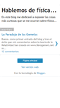 Mobile Screenshot of hablemosdefisica.blogspot.com