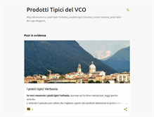 Tablet Screenshot of prodottitipicivco.blogspot.com