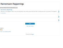 Tablet Screenshot of lisahannemann.blogspot.com