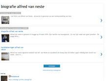 Tablet Screenshot of biografiealfredvanneste.blogspot.com