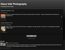 Tablet Screenshot of dianavolkphotography.blogspot.com