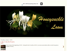 Tablet Screenshot of honeysuckle-loom.blogspot.com