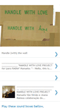 Mobile Screenshot of handlewithlove-project.blogspot.com