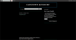 Desktop Screenshot of capetownkitesurf.blogspot.com