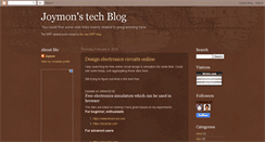 Desktop Screenshot of joymonsblog.blogspot.com