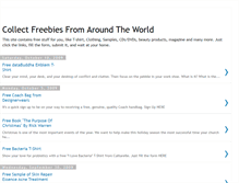 Tablet Screenshot of collectfreebies.blogspot.com
