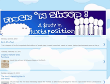 Tablet Screenshot of flocknsheep.blogspot.com