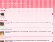 Tablet Screenshot of martinas-kuechengeschichten.blogspot.com