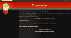 Desktop Screenshot of itsmagnumopus.blogspot.com