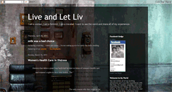 Desktop Screenshot of liveandletliv-olivia.blogspot.com