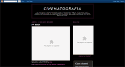 Desktop Screenshot of cinematografia2.blogspot.com