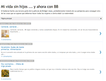 Tablet Screenshot of mividasinhijos.blogspot.com