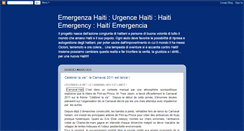 Desktop Screenshot of haitiemergency.blogspot.com