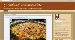 Desktop Screenshot of cozinhandocombernadete.blogspot.com