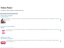 Tablet Screenshot of losmejoresvideodepoker.blogspot.com