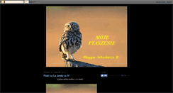 Desktop Screenshot of mojeptaszenie.blogspot.com