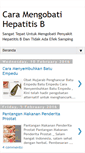 Mobile Screenshot of caramengobatihepatitisb.blogspot.com