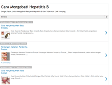 Tablet Screenshot of caramengobatihepatitisb.blogspot.com