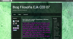 Desktop Screenshot of filosofiaced07.blogspot.com